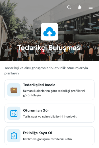 Tedarikçi Ağ Kurma Etkinliği Uygulama Șablonu