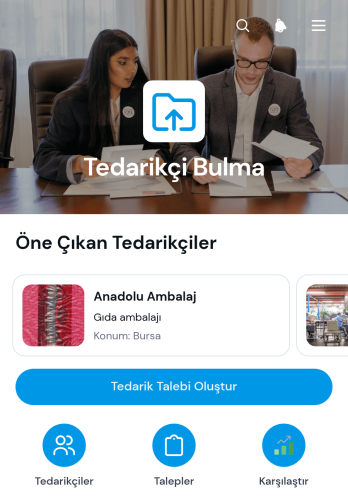 Tedarikçi Bulma Uygulama Șablonu