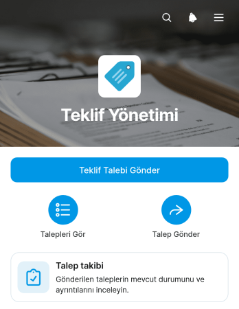 Teklif Yönetimi Uygulama Șablonu