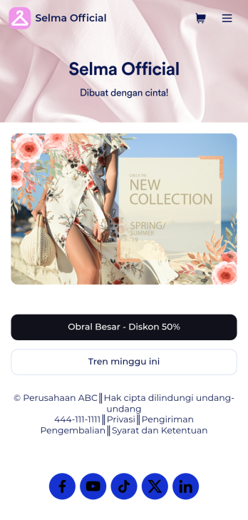 Templat Aplikasi E-commerce
