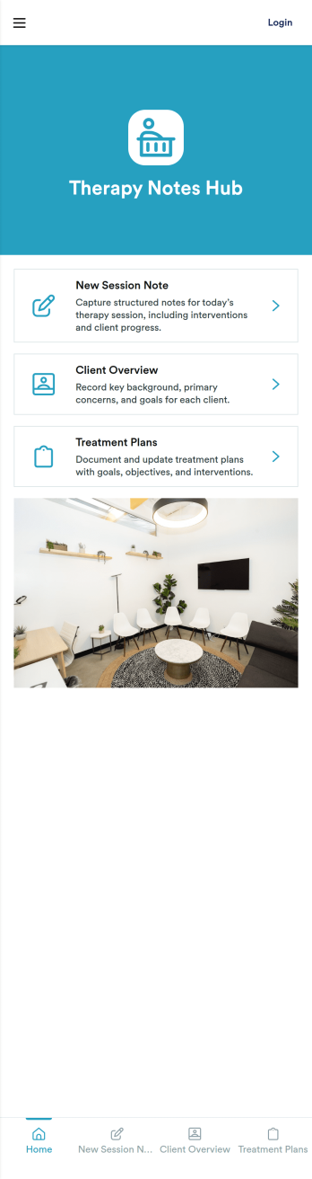 Therapy Notes App Template