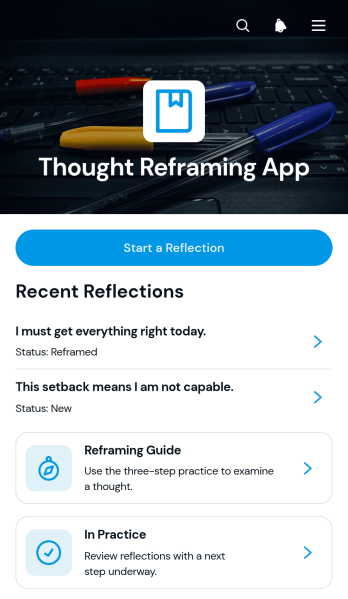 Thought Reframing App Template