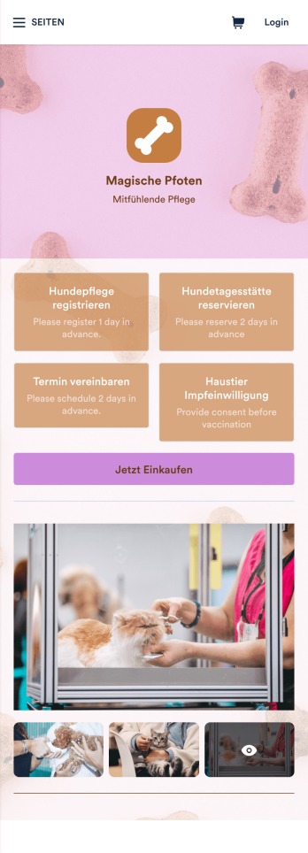 Tierarzt App Template