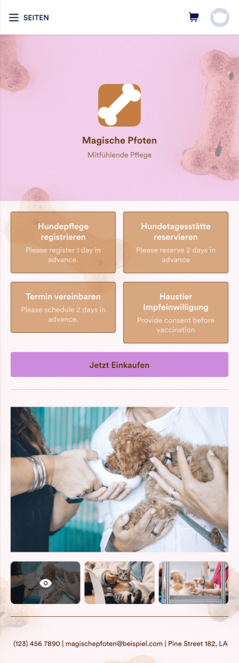 Tierarzt App Template