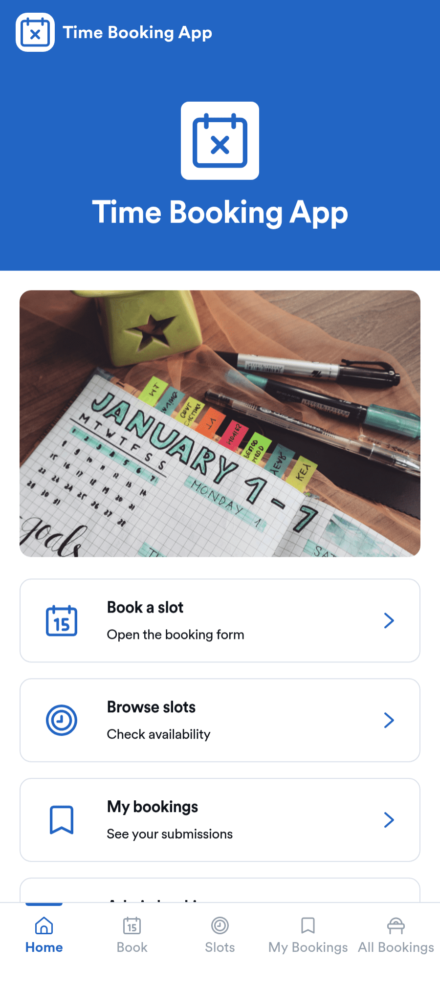 Time App Book Time Booking App Template | Jotform