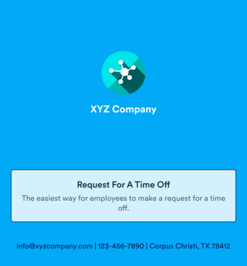 Time Off Request App Template