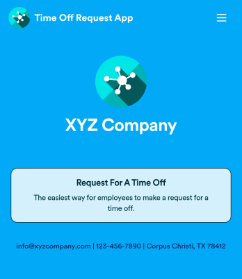 Time Off Request App Template