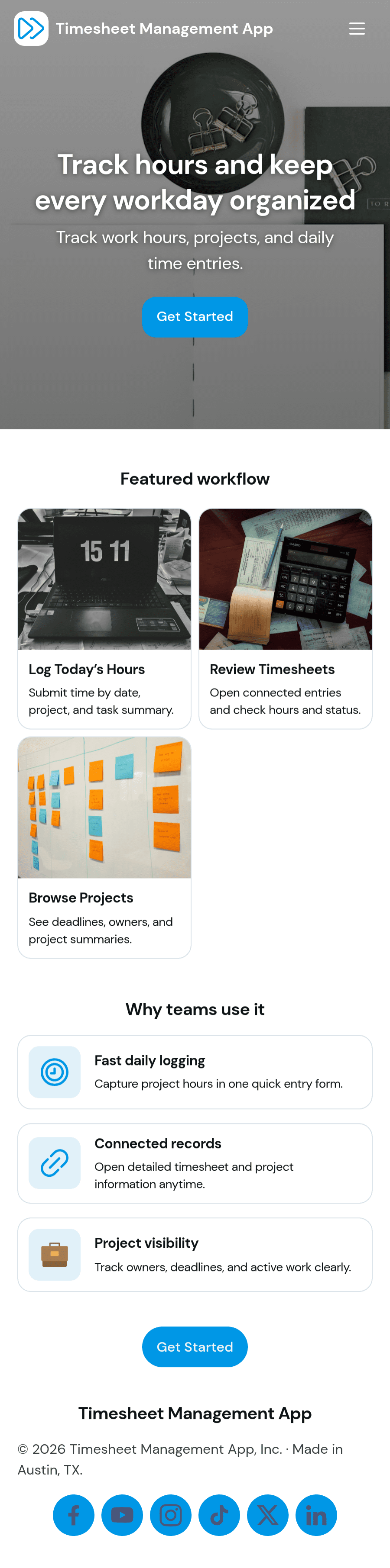Timesheet Management App Template | Jotform