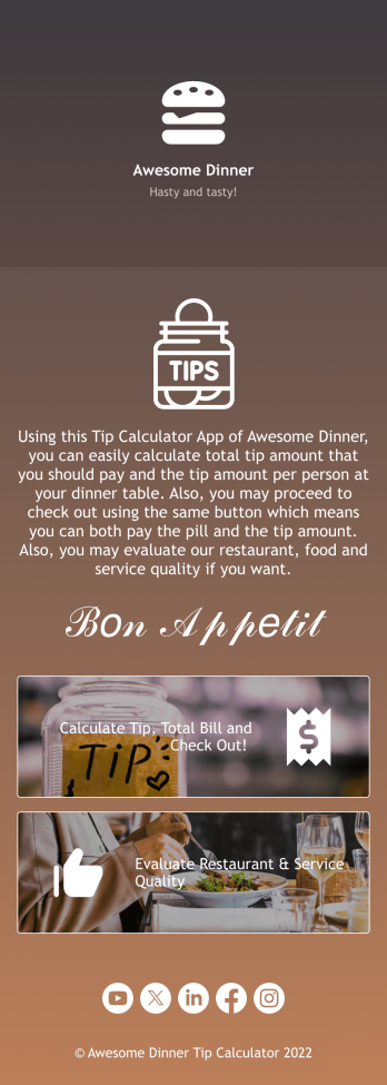 Tip Calculator App Template