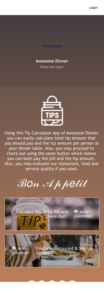 Tip Calculator App Template