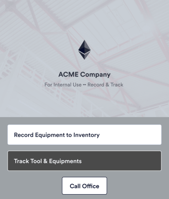 Tool Inventory App Template
