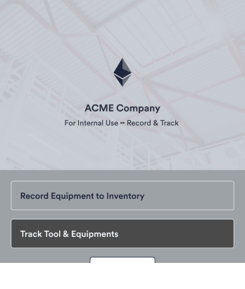 Tool Inventory App Template
