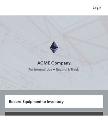 Tool Inventory App Template