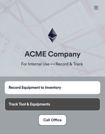 Tool Inventory App Template