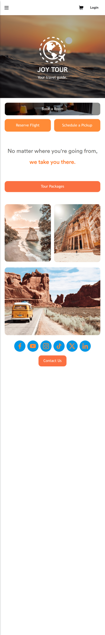 Touring App Template