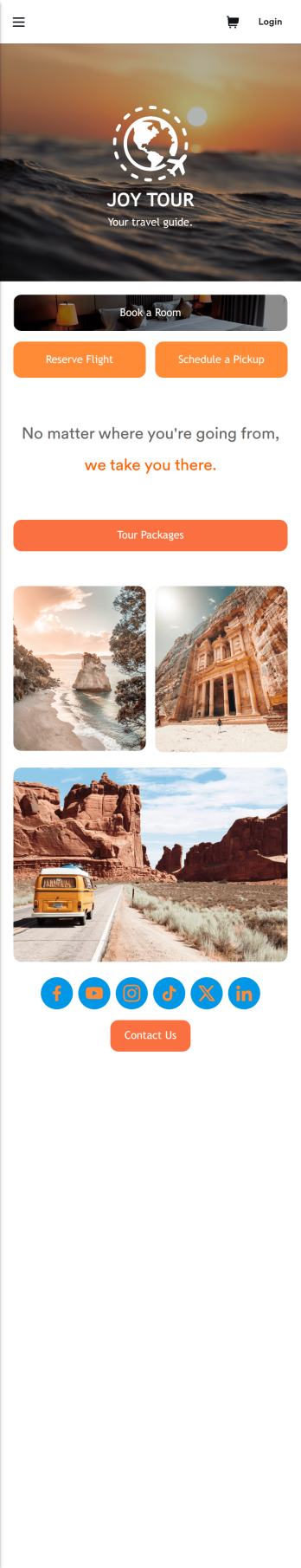 Touring App Template