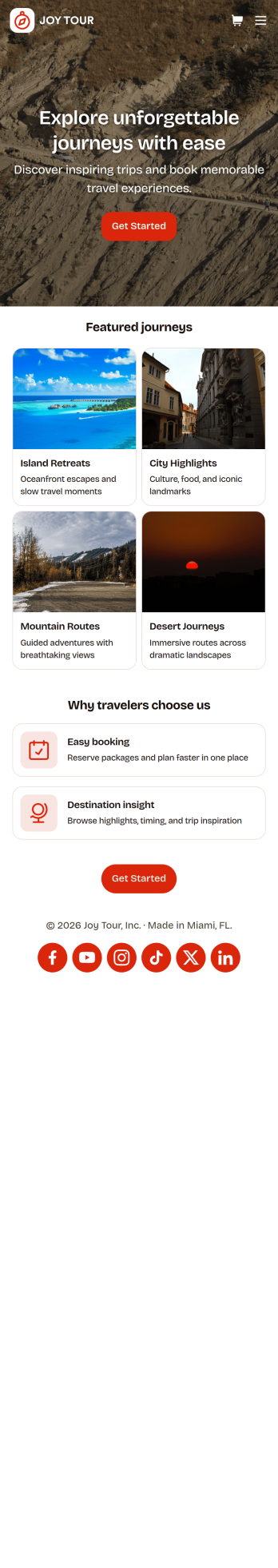 Touring App Template