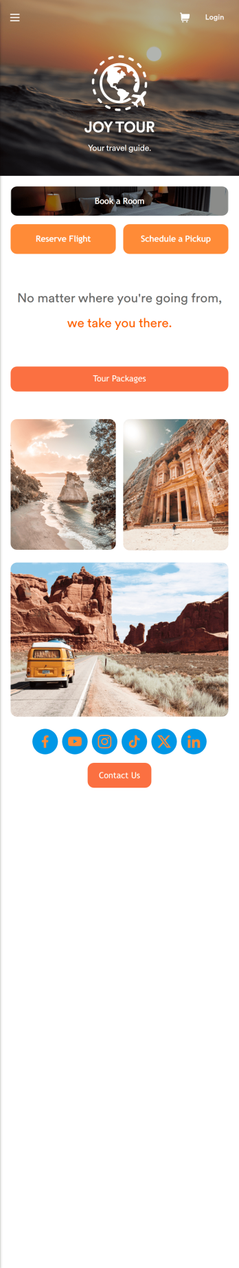 Touring App Template