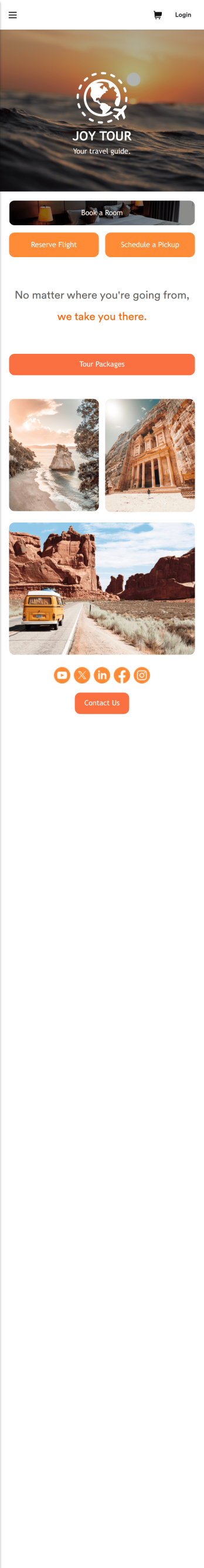 Touring App Template