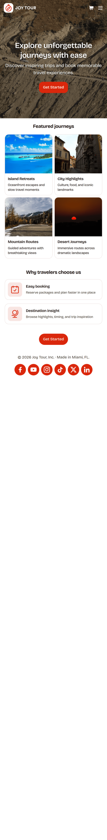 Touring App Template