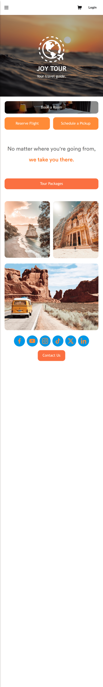 Touring App Template