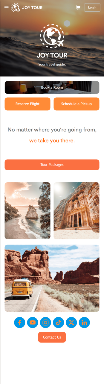 Touring App Template