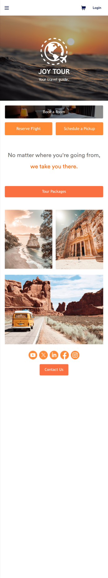 Touring App Template