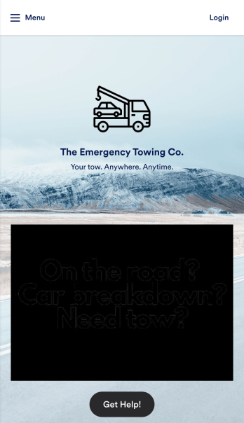 Towing App Template