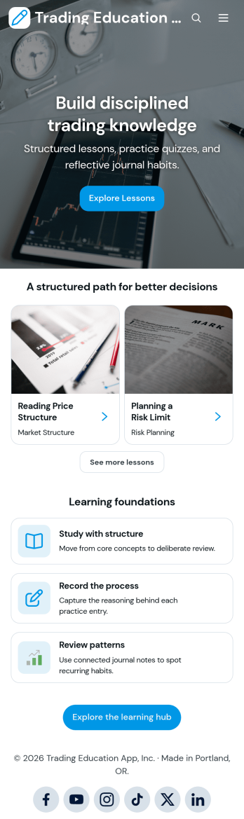 Trading Education App Template