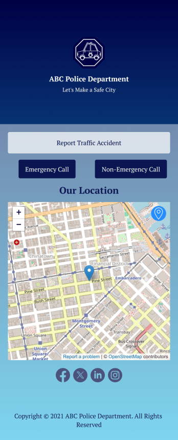 Traffic Accident App Template