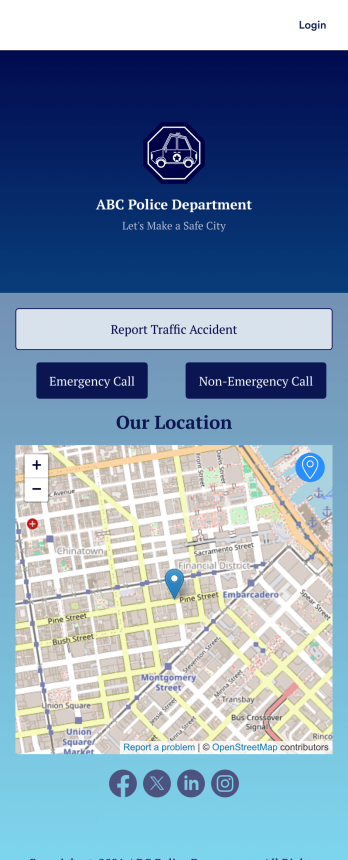 Traffic Accident App Template