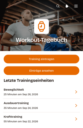 Trainingstagebuch-App
