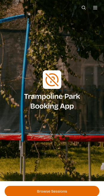 Trampoline Park Booking App Template