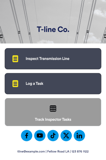 Transmission Line Inspection App Template