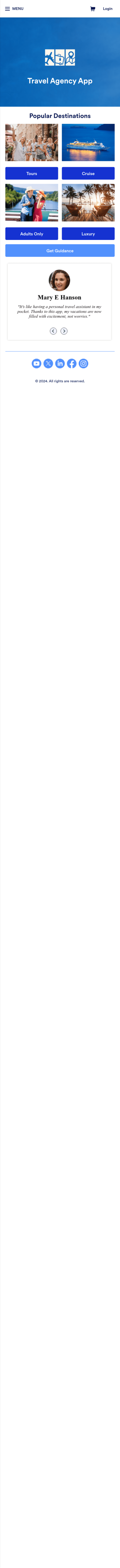 Travel Agency App Template