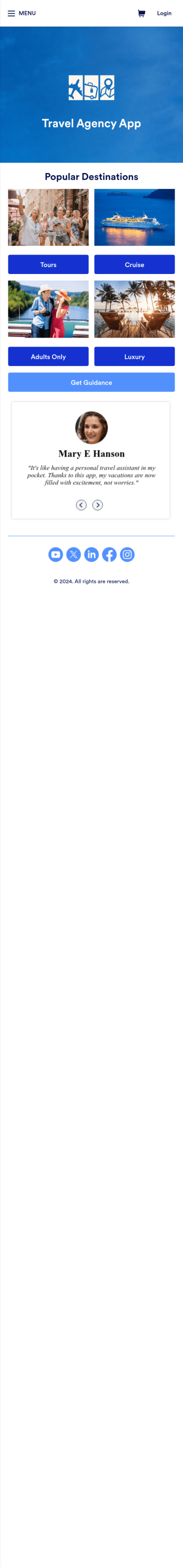 Travel Agency App Template