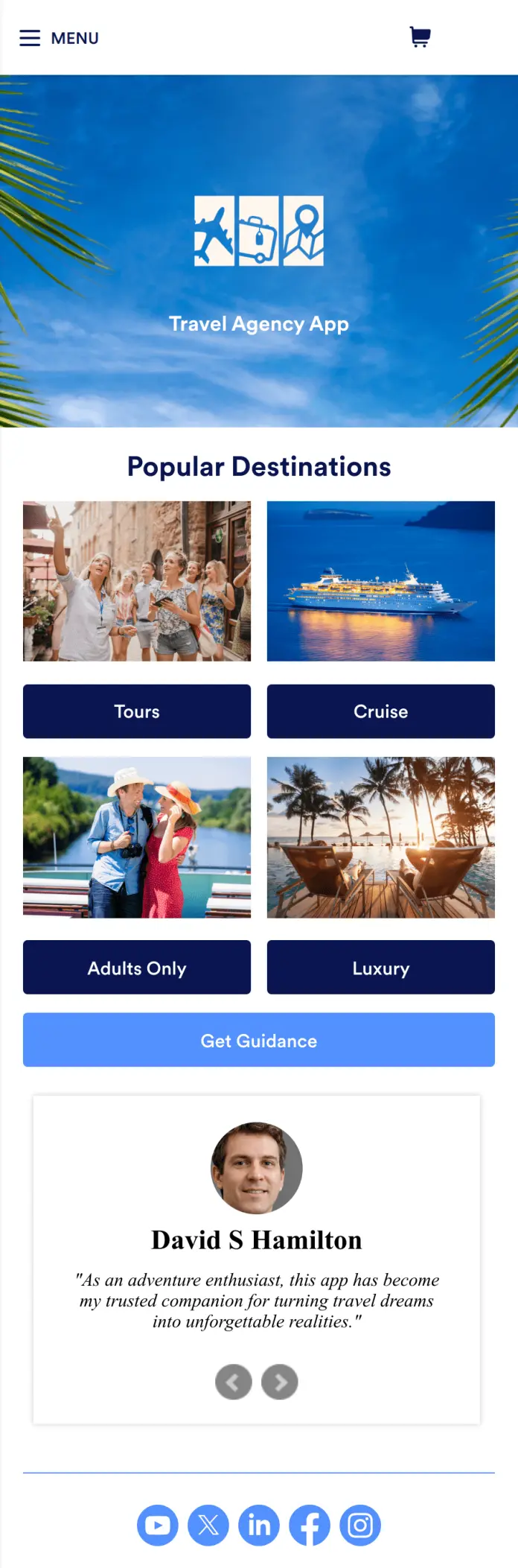 Travel Agency App