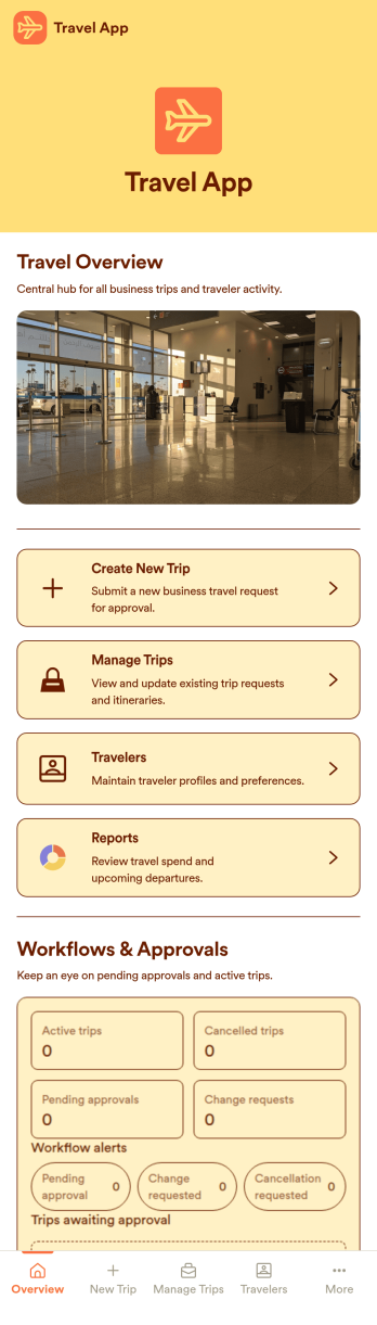 Travel App Template