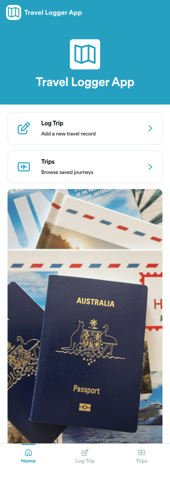 Travel Logger App Template