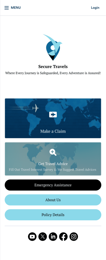 Travelers Insurance App Template