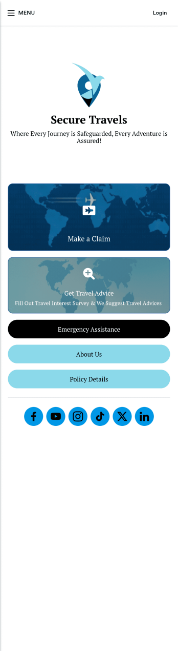 Travelers Insurance App Template