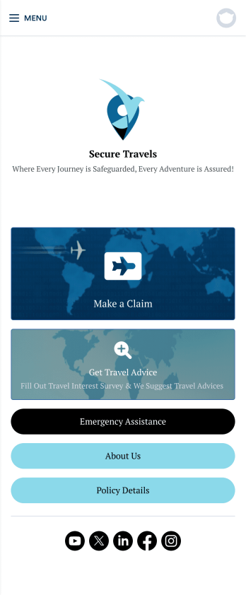 Travelers Insurance App Template