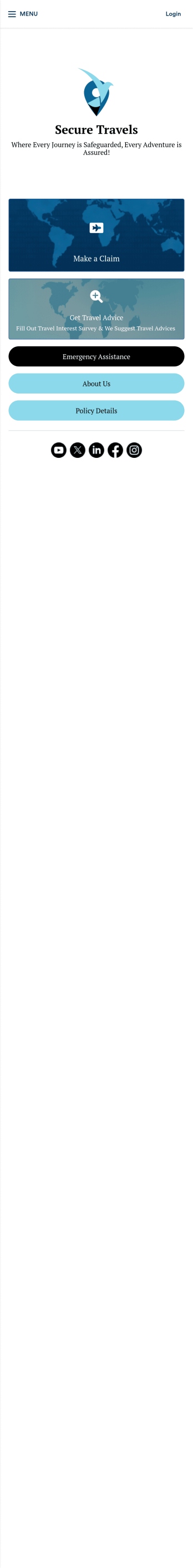 Travelers Insurance App Template
