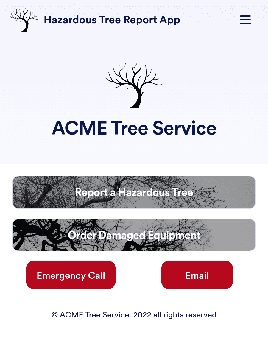 Tree Insurance App Tree Service App Template | Jotform