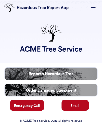 Tree Service App Template
