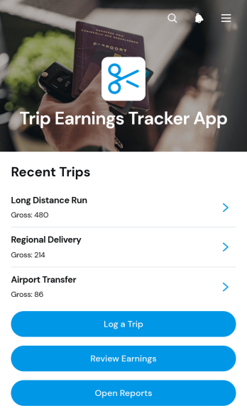 Trip Earnings Tracker App Template