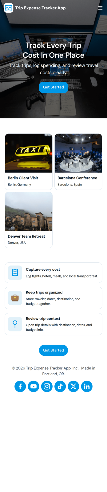 Trip Expense Tracker App Template