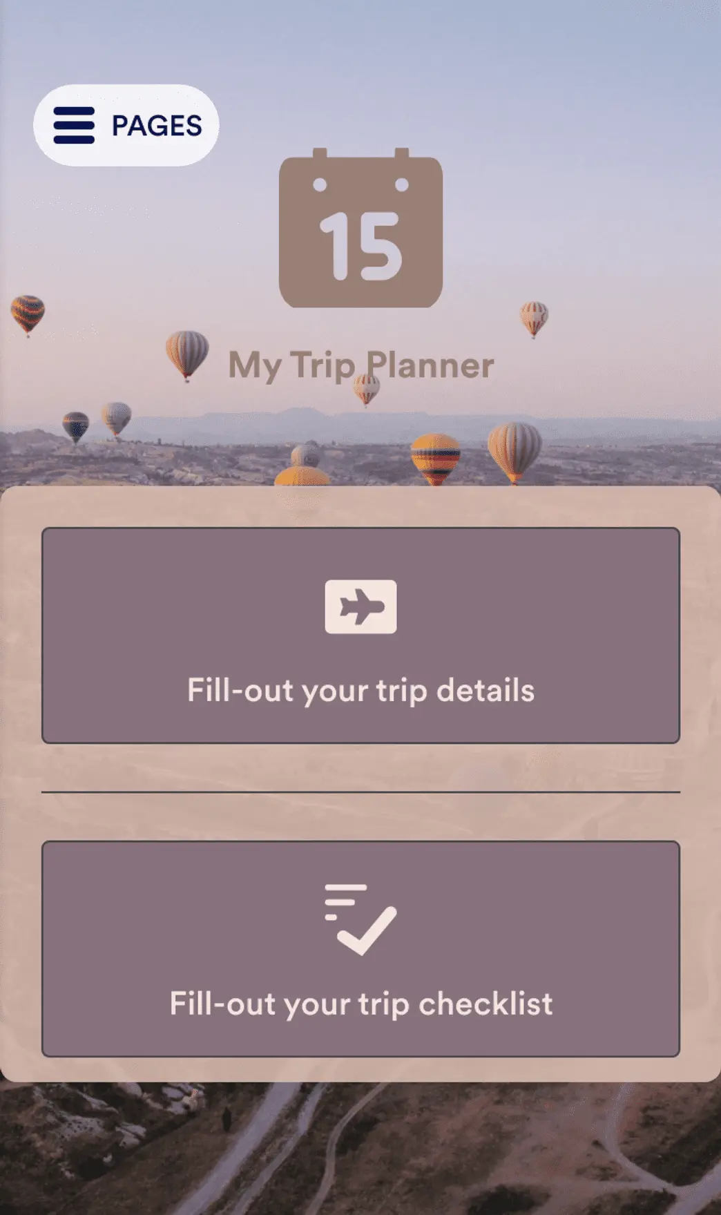 Trip Planner App