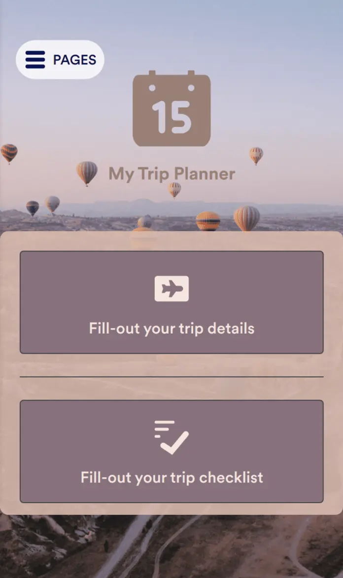 Trip Planner App