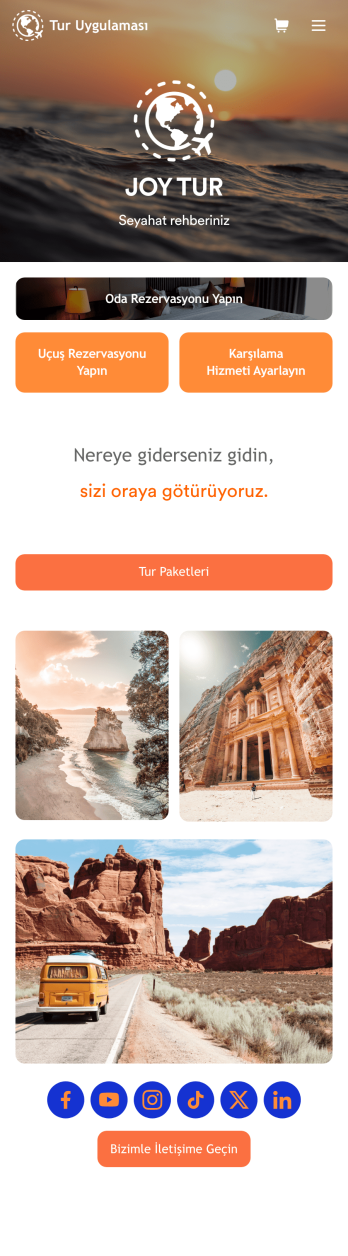 Tur Uygulama Șablonu